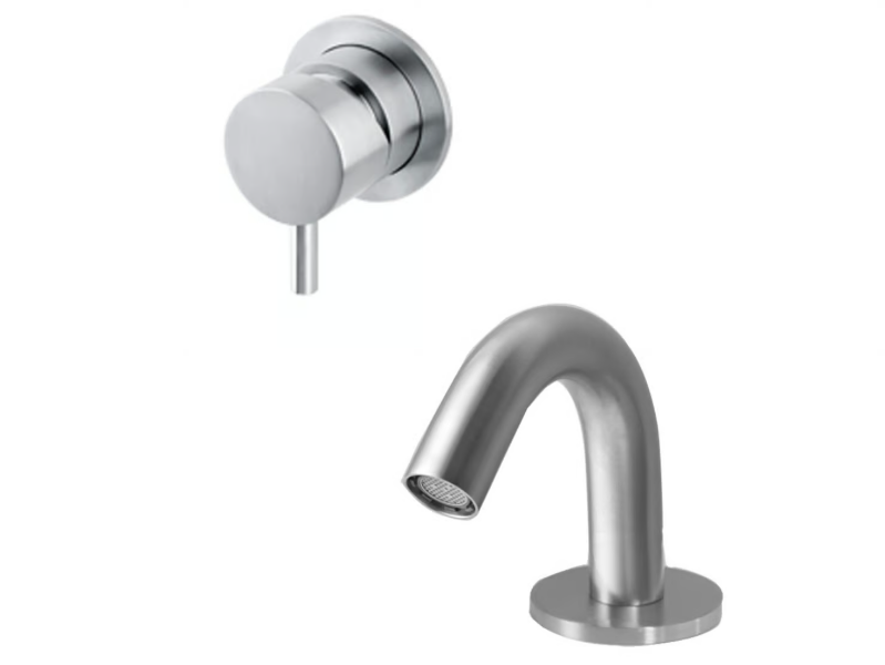 STIRIANA 6210+6100 - 2 hole bidet tap with aerator by MINA