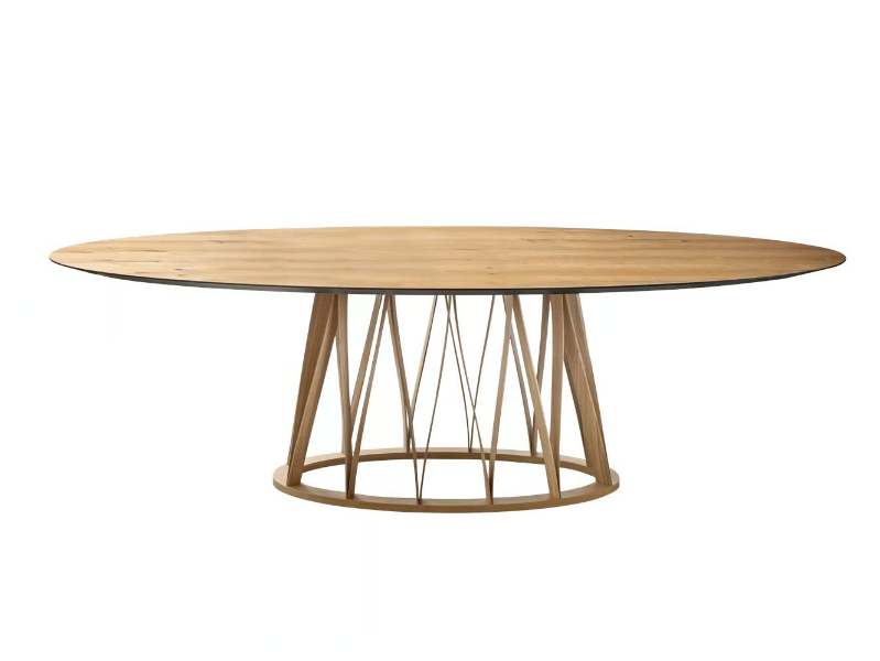 ACCO - Oval wooden table by Miniforms