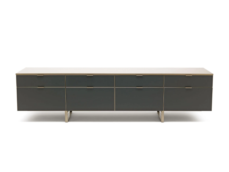 PLAN - Sideboard with flap doors with drawers by MisuraEmme