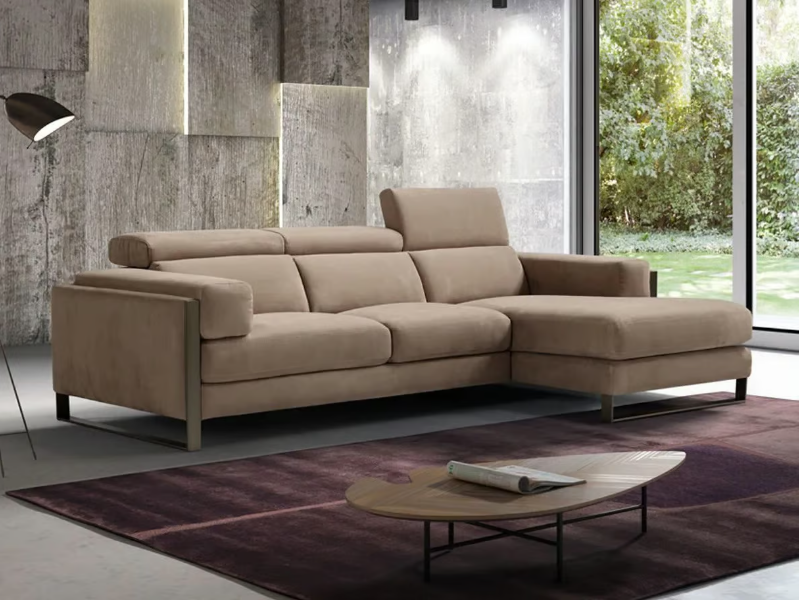 LOREN - Sofa with chaise longue by MitoHome