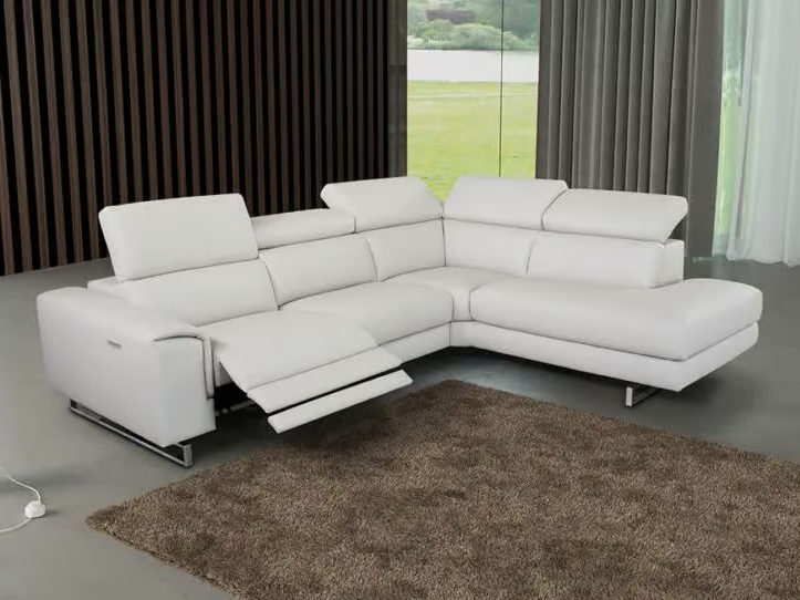 SORRENTO - Sled base recliner sofa with headrest by MitoHome