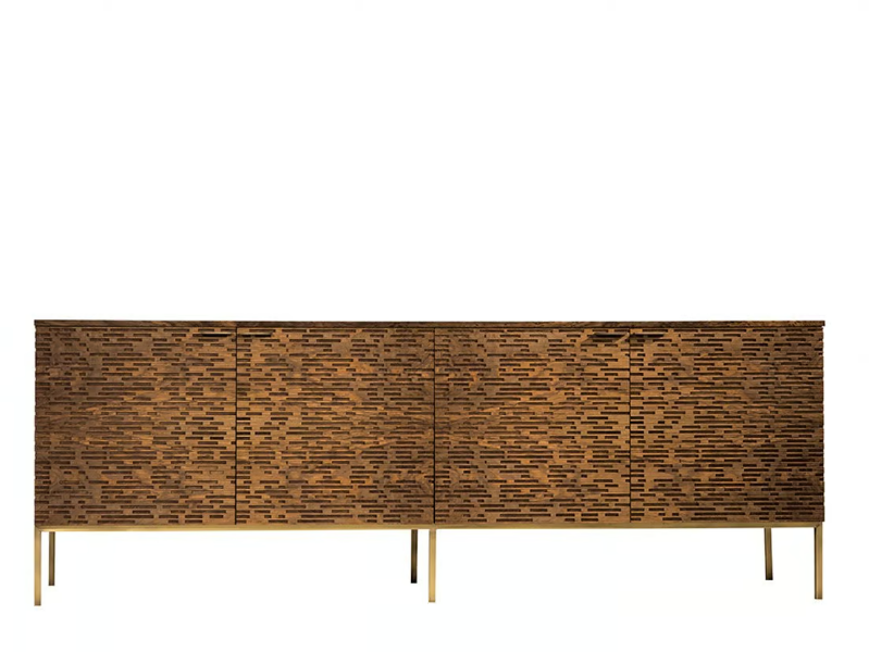 BROOKLYN - Wooden sideboard with doors by Mobi