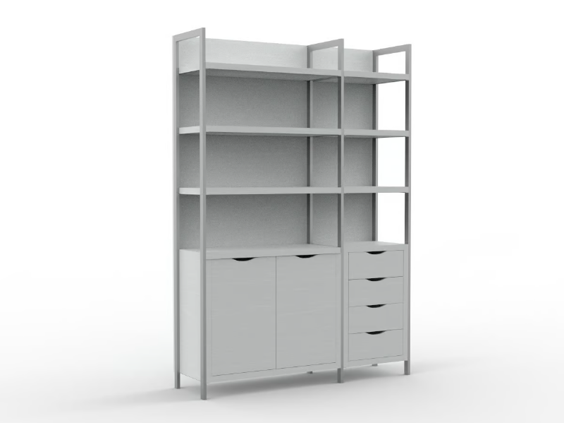 URBAN LM 03 - Wardrobe with drawers for hotel rooms by Mobilspazio