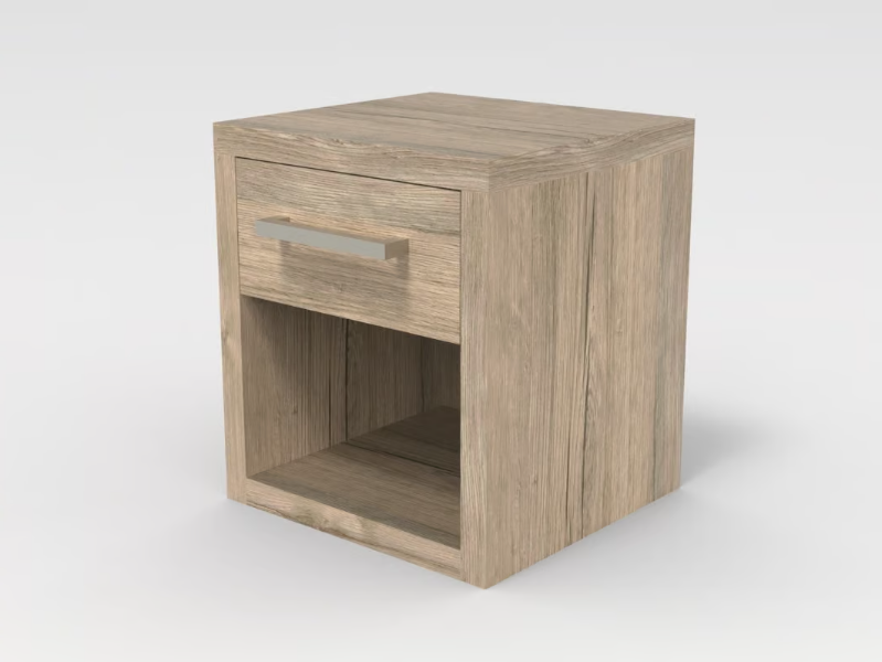 ZEUS CS03 - Bedside table with drawers for hotel rooms by Mobilspazio