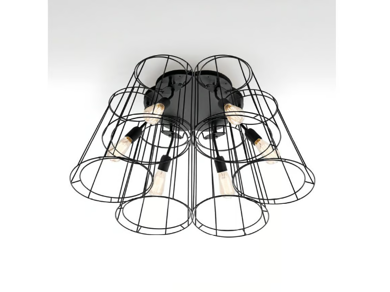 FLORINDA DESNUDA - Painted metal ceiling lamp by Modo Luce