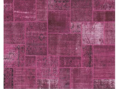 PATCHWORK FUCHSIA - Patchwork handmade rug by Mohebban