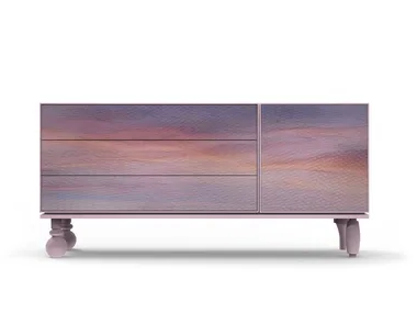 ATTITUDE CB-1811 - Modular MDF sideboard with doors with drawers by MOMENTI