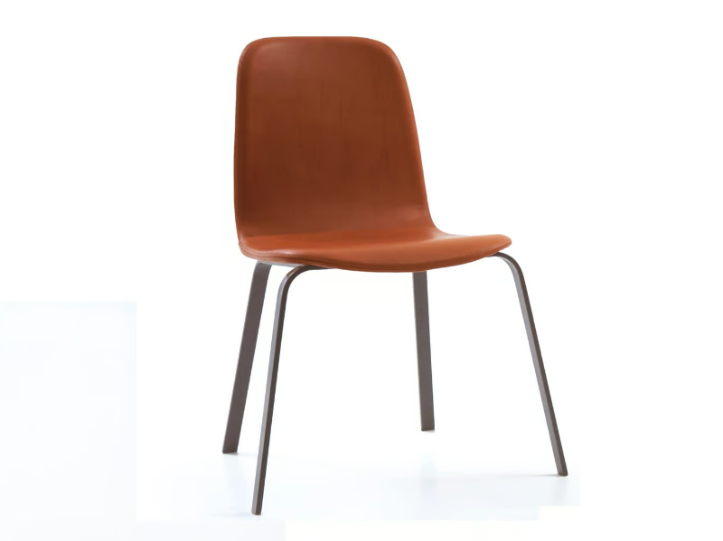 PEC - Upholstered leather chair by MORE