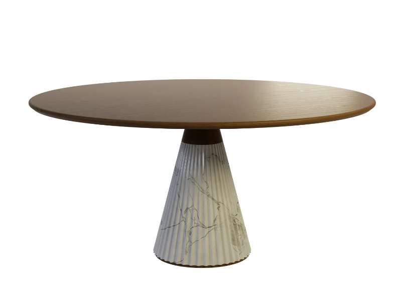 MARILYN - Oval ash table by Morelato