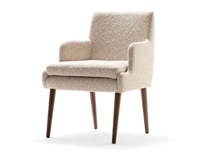 CHEVY - Upholstered fabric chair by Morgan