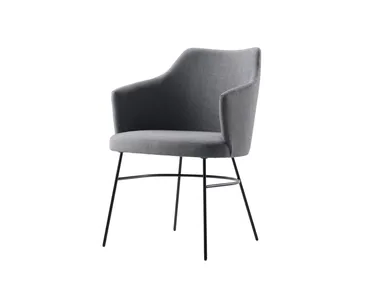 PORTO - Fabric chair by Morgan