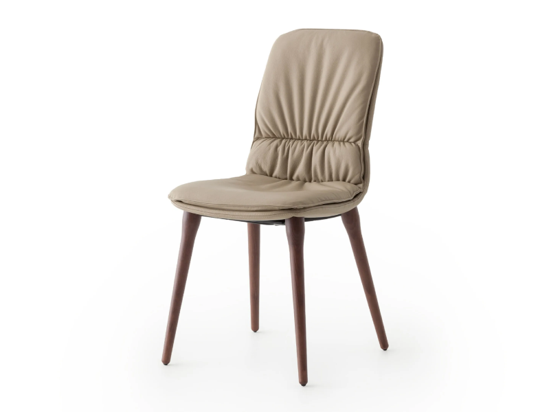 COCO - Upholstered leather chair by Morica Design