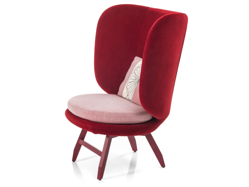 AYUB - Fabric armchair high-back by Moroso