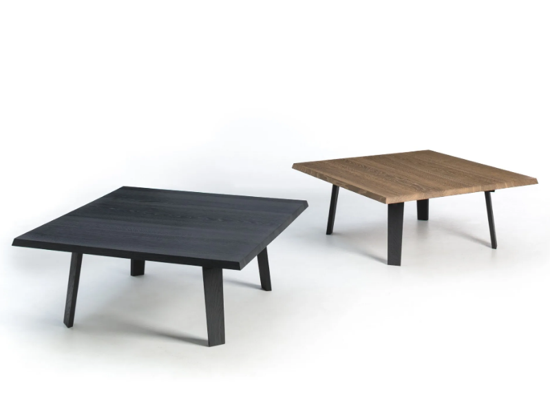 IL NATURALE - Square oak coffee table by Moroso