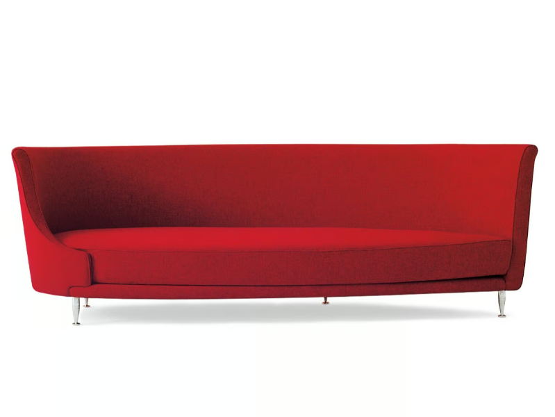 NEWTONE - 3 seater fabric or leather sofa by Moroso