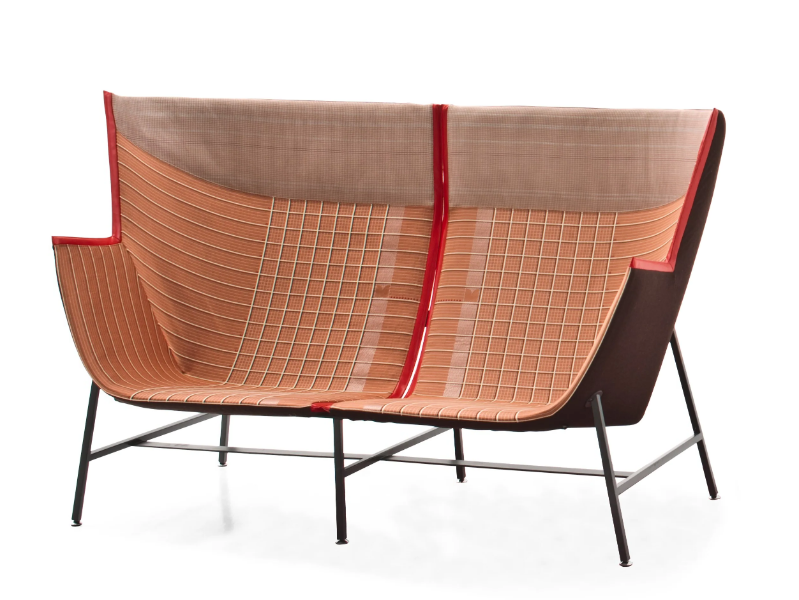 PAPER PLANES - 2 seater fabric sofa by Moroso
