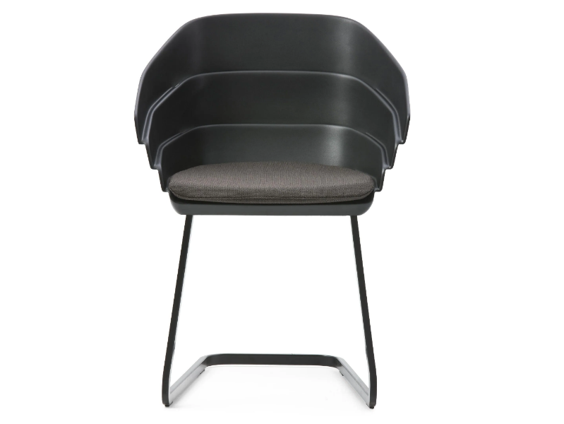 RIFT - Cantilever stackable polyurethane chair by Moroso