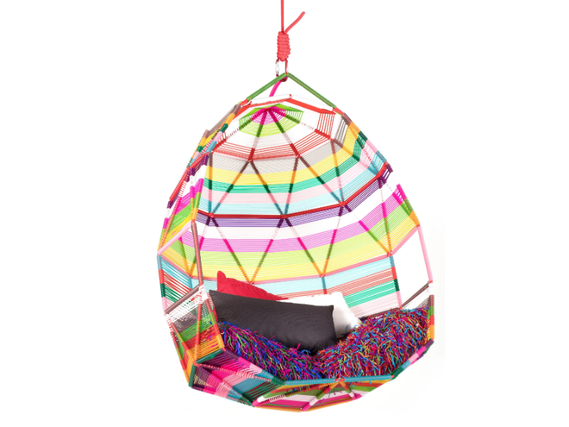 TROPICALIA - Technopolymer garden hanging chair by Moroso