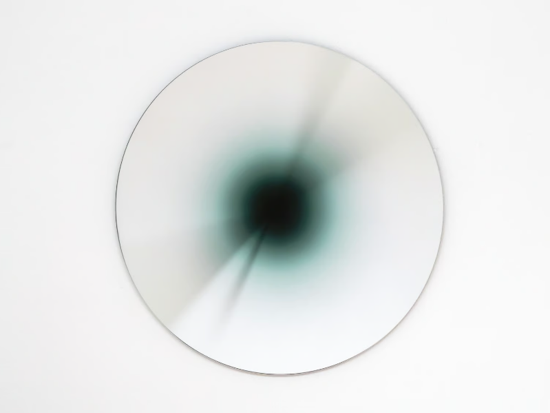 ABSENCE - Round wall-mounted mirror by MOVIMENTO