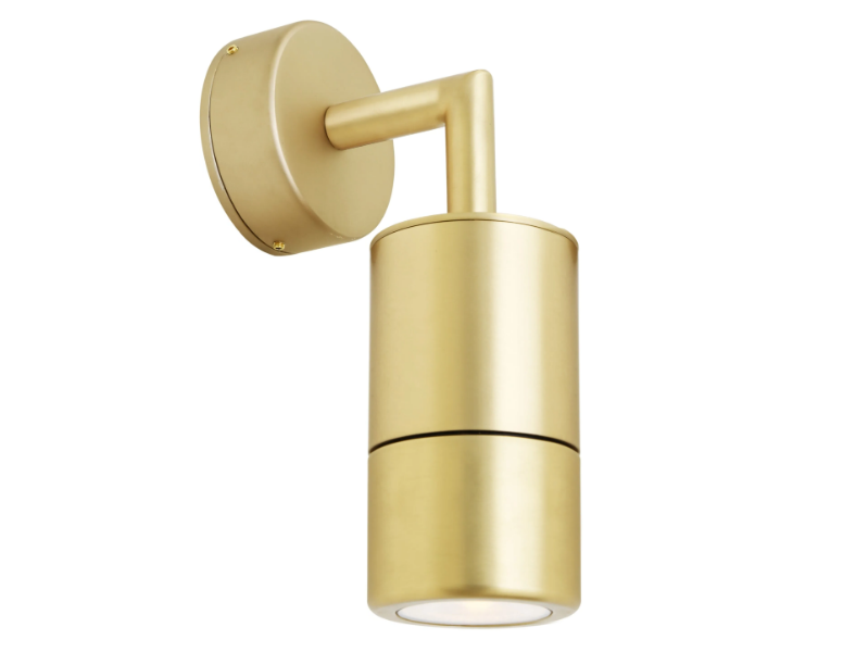 ENNIS - LED brass wall light for bathroom by mullan lighting