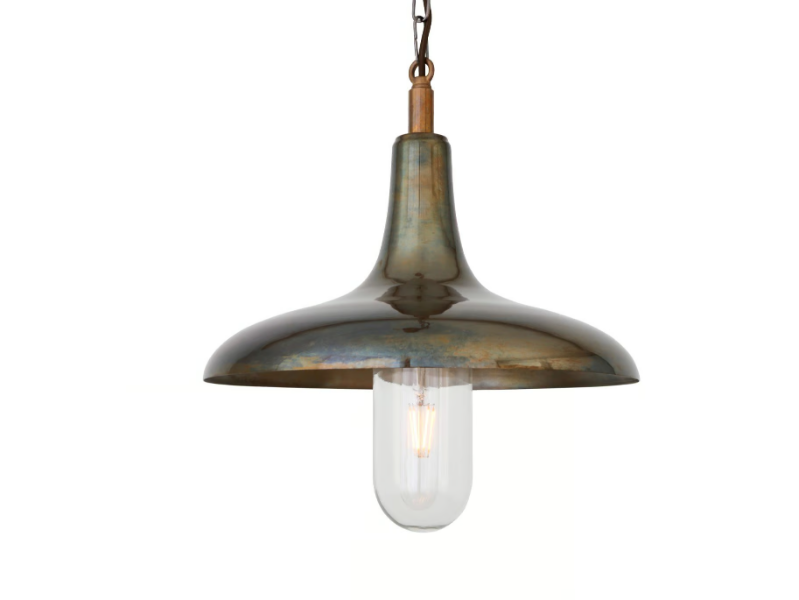 MORGAN INDUSTRIAL - Brass pendant lamp by mullan lighting