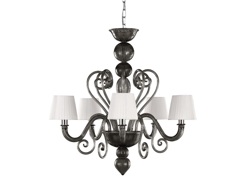 GATSBY - Handmade blown glass chandelier by MULTIFORME