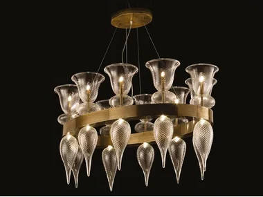 HERITAGE - Handmade Murano glass pendant lamp by MULTIFORME