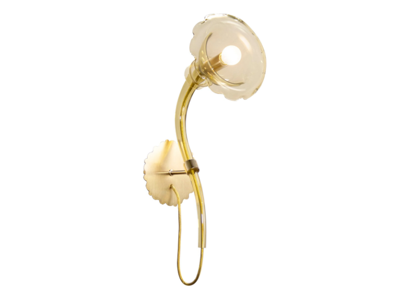 IKEBANA - Blown glass wall lamp by MULTIFORME