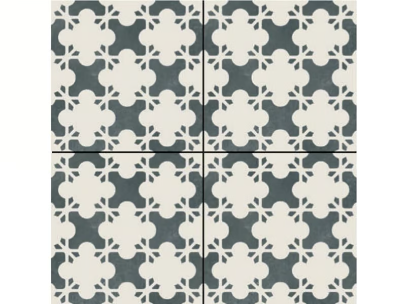 AZULEJ NERO ESTRELA - Glazed porcelain stoneware wall/floor tiles by Mutina
