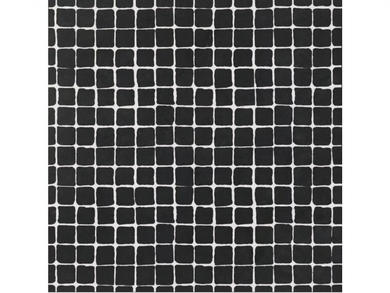CHYMIA TASSELLO BLACK - Glazed porcelain stoneware wall/floor tiles by Mutina