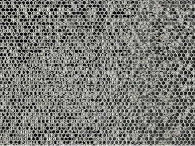 PHENOMENON HONEYCOMB GLOSSY ARGENTO - Porcelain stoneware 3D Wall Mosaic by Mutina