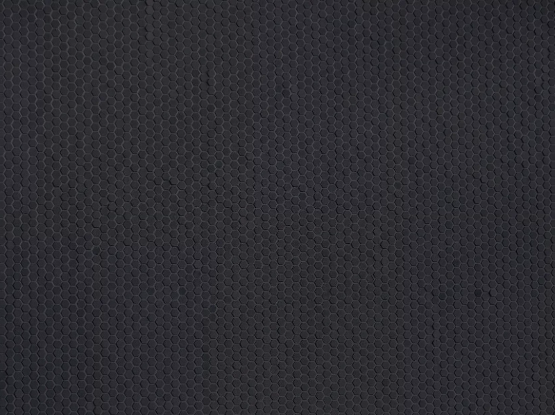PHENOMENON HONEYCOMB NERO - Porcelain stoneware 3D Wall Mosaic by Mutina