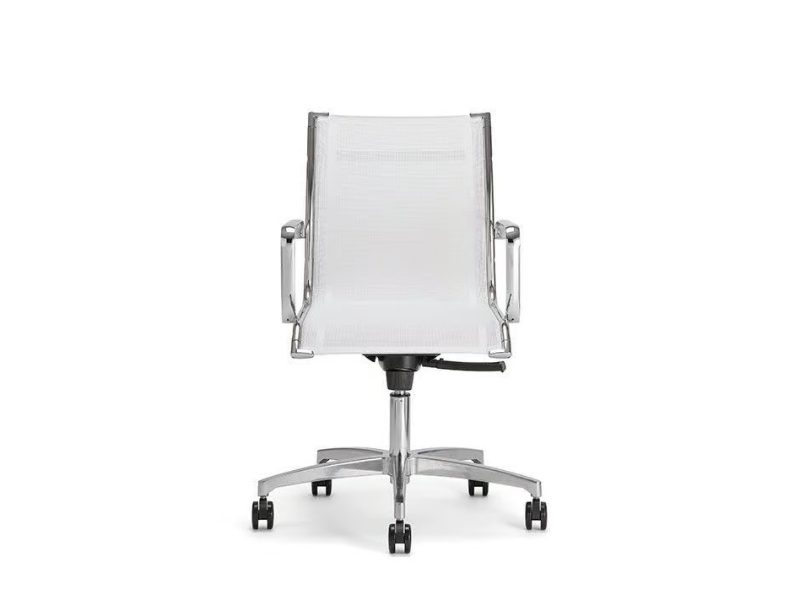 AALBORG AIR 02 - Swivel mesh executive chair with 5-spoke base with armrests by Nahu