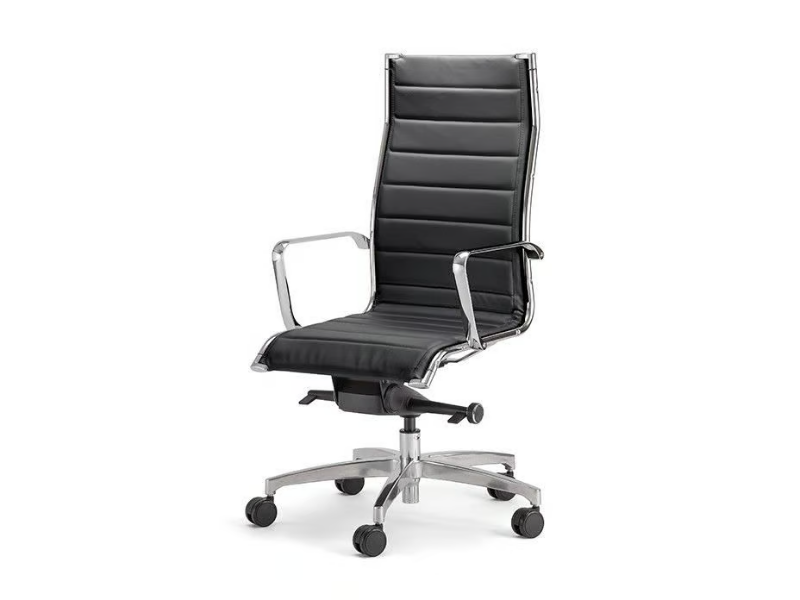 AALBORG LINE 01 - Swivel high-back executive chair with 5-spoke base by Nahu