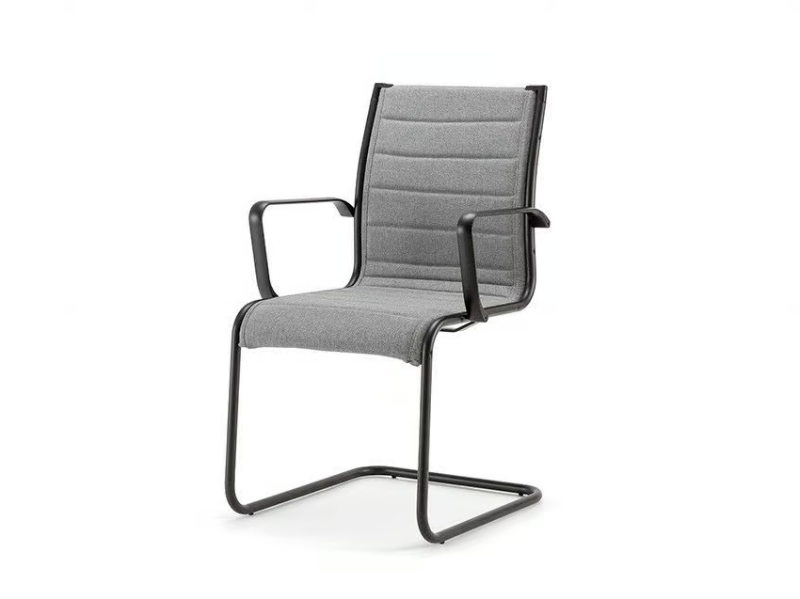 AALBORG LINE 03 BK - Cantilever chair with armrests by Nahu