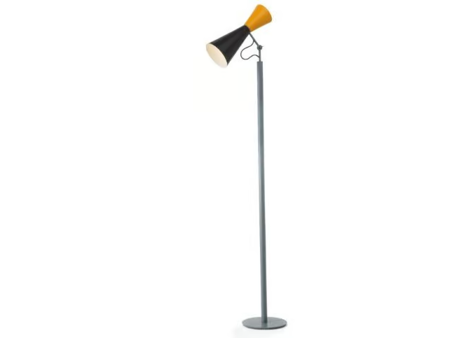 PARLIAMENT - Adjustable aluminium floor lamp by Nemo