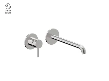 BLINK 70830E - Single handle wall-mounted washbasin mixer without waste by Newform