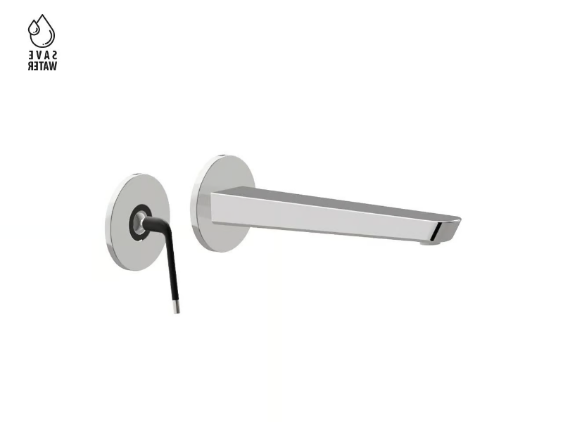 O'RAMA - Wall-mounted single handle washbasin mixer without waste by Newform