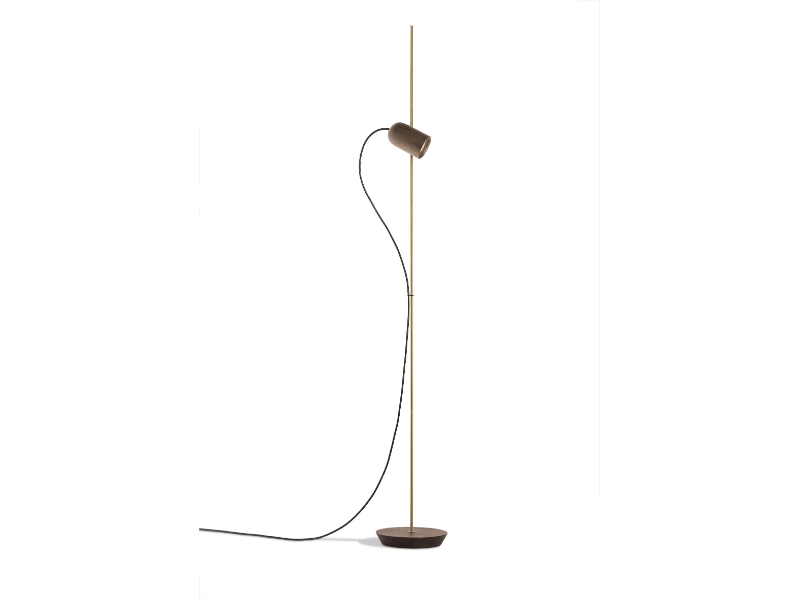 ONFA - Adjustable LED walnut floor lamp by Nomon