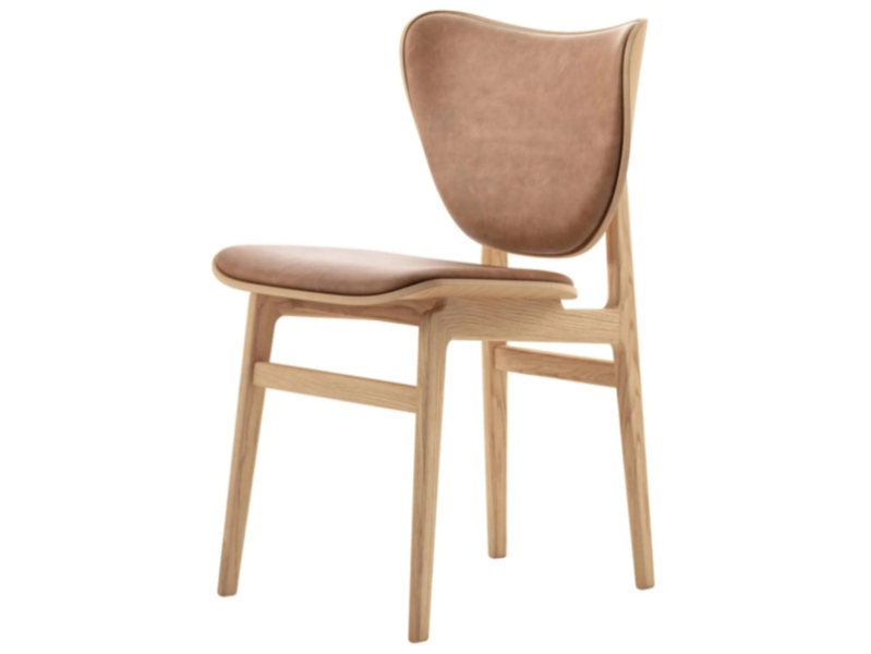 ELEPHANT - Upholstered leather chair by NORR11