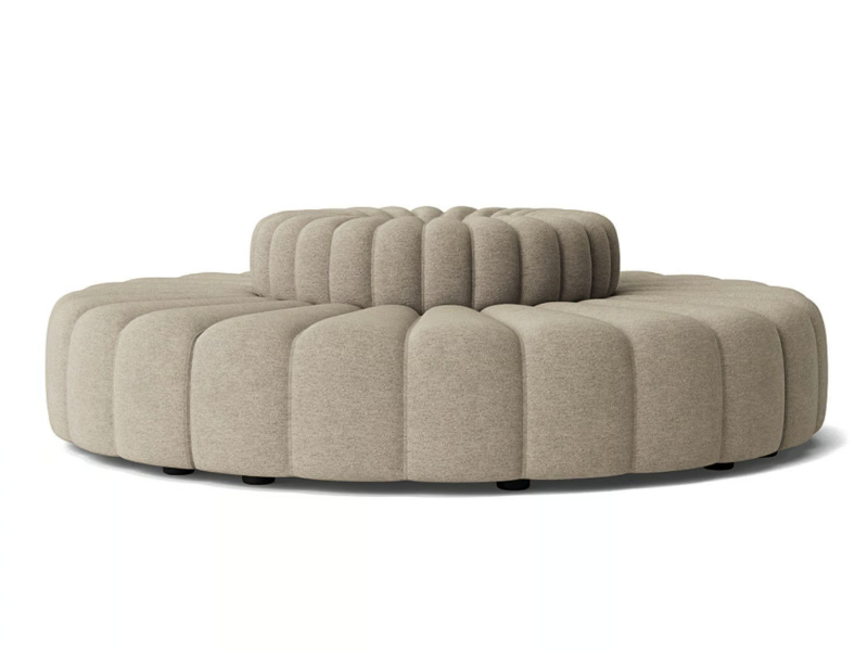 STUDIO 7 - Modular curved fabric sofa by NORR11