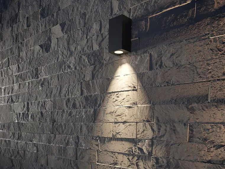 SOAP - LED powder coated aluminium Outdoor wall Lamp by Novalux