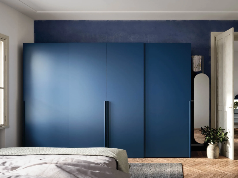 ALFA SLIDING DOOR - Sectional wardrobe with sliding doors by Novamobili