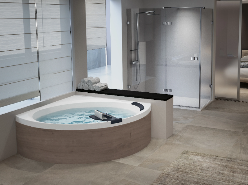 DIVINA C - Corner bathtub by NOVELLINI