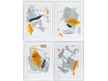 Contemporáneo I, II, III, IV - Wooden Painting by NOVOCUADRO ART COMPANY