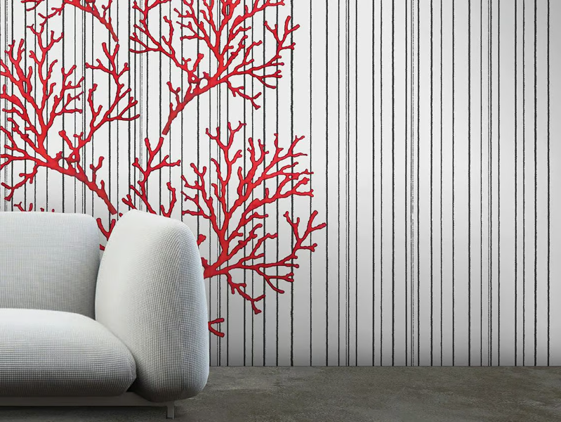 GEOMETRIC / TRAME E CORALLO - Wallpaper by N.O.W. Edizioni