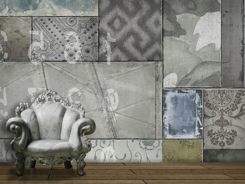 NAVIGLIO - Vinyl or fyber glass wallpaper by N.O.W. Edizioni