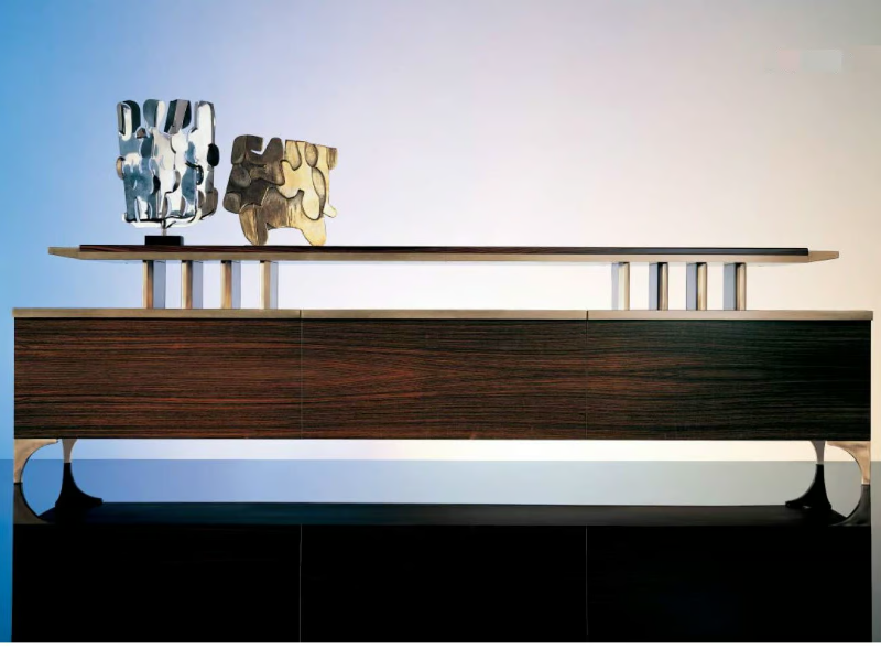 SC1001/A - Wooden low cabinet with doors by OAK