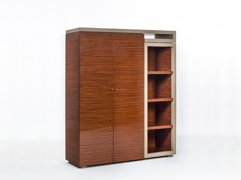 SENATO SC7004 - Tall rosewood office storage unit by OAK