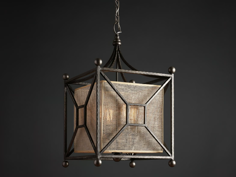 QUATTRO - Contemporary style iron pendant lamp by OFFICINACIANI